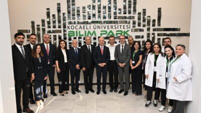 Kocaeli Üniversitesi’ndeki programı kapsamında Bilimpark’ı ziyaret eden YÖK Başkanı Prof.