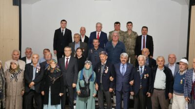 19 Eylül Gaziler Günü dolayısıyla Kandıra’da şehit aileleri ve gaziler