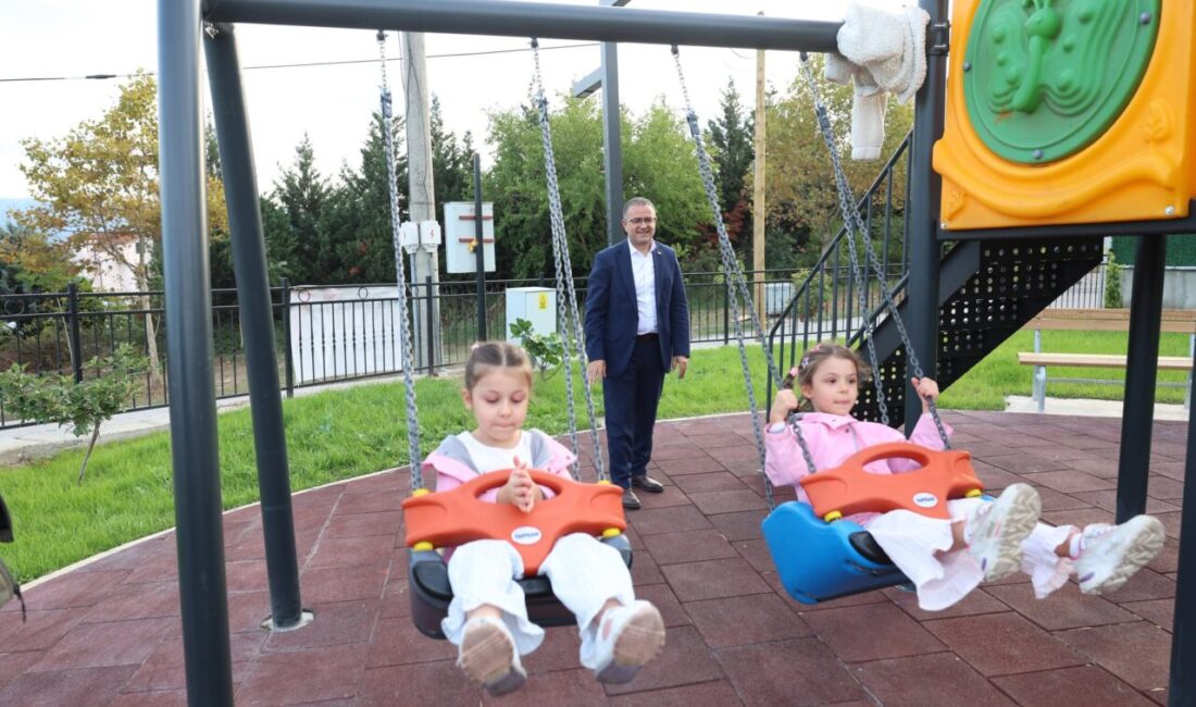 İlçe genelindeki park ve yeşil alan çalışmalarını sürdüren Derince Belediyesi,