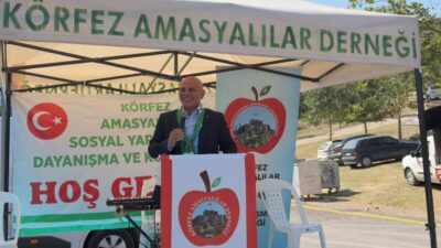 Körfez Belediye Başkanı Şener Söğüt, Körfez Amasyalılar Derneği’nin düzenlediği piknik