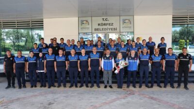 Körfez Belediye Başkanı Şener Söğüt, Zabıta Haftası dolayısıyla zabıta personeliyle