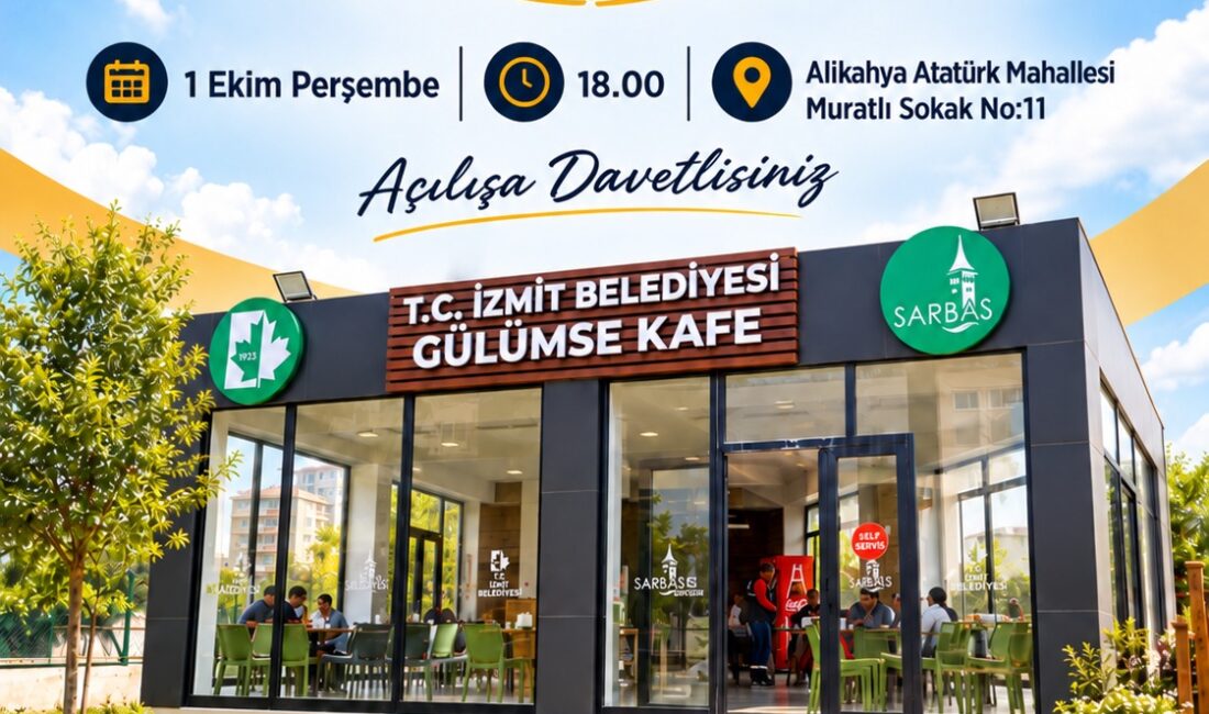 İzmit Belediyesinin Alikahya’da hayata geçirdiği Gülümse Kafe, 1 Ekim Perşembe