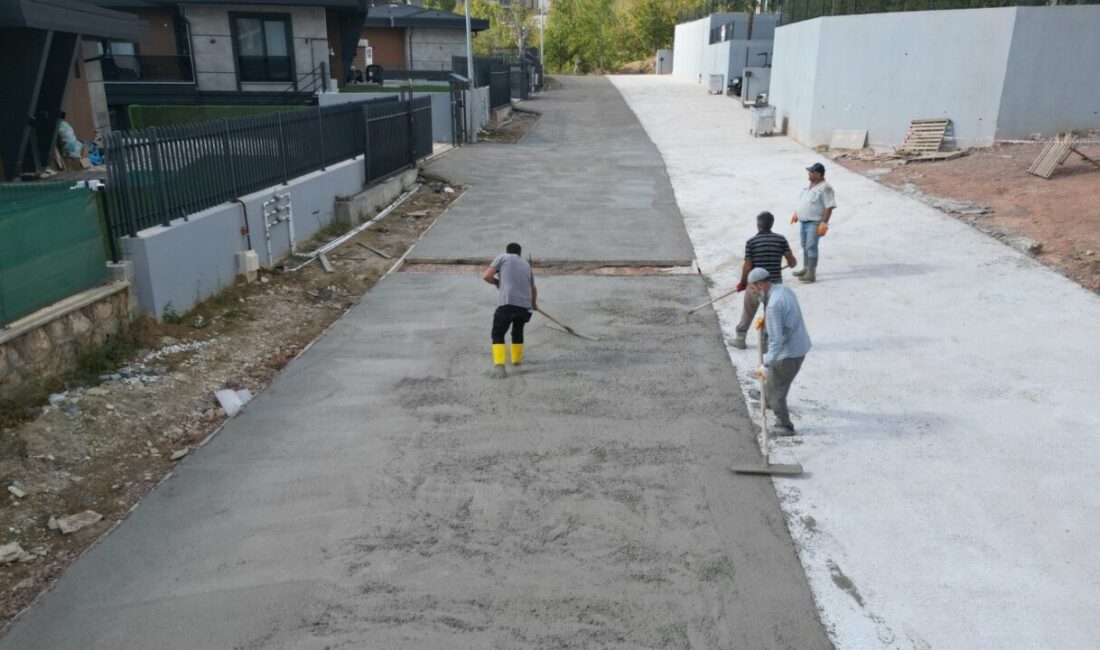 İzmit Belediyesi Fen İşleri Müdürlüğü, Kabaoğlu Mahallesi Kayın Ağacı Sokak’ta