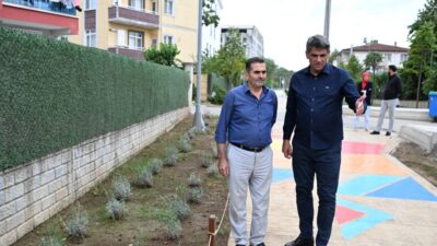 Kartepe Belediyesi, Dumlupınar Mahallesi’nde Kule Deresi boyunca uzanan Kanal Park’ı