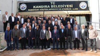Kandıra Belediye Başkanı Erol Ölmez, ilçe muhtarları ve kurum temsilcileriyle