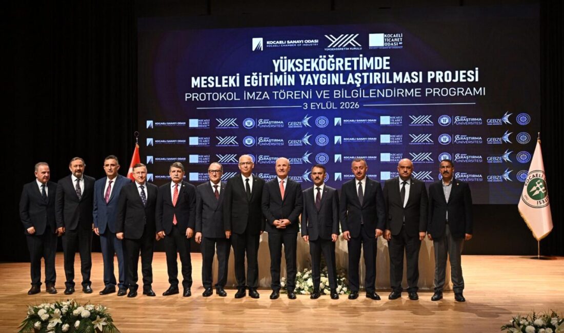Yükseköğretim Kurulu Başkanı Prof. Dr. Erol Özvar, Kocaeli Üniversitesi’nde düzenlenen