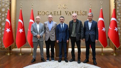 Merkez Valileri Azmi Çelik, Enver Salihoğlu, Hasan Karahan ile emekli