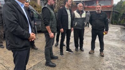 Başiskele Belediye Başkanı M. Yasin Özlü, Kullar Tepecik Mahallesi’nde sabah