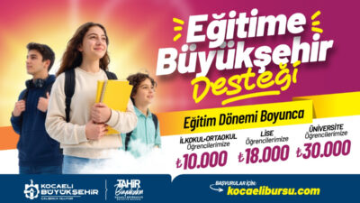 Kocaeli Büyükşehir Belediyesi’nin 2026-2027 eğitim-öğretim yılında öğrencilerin eğitim hayatına katkı