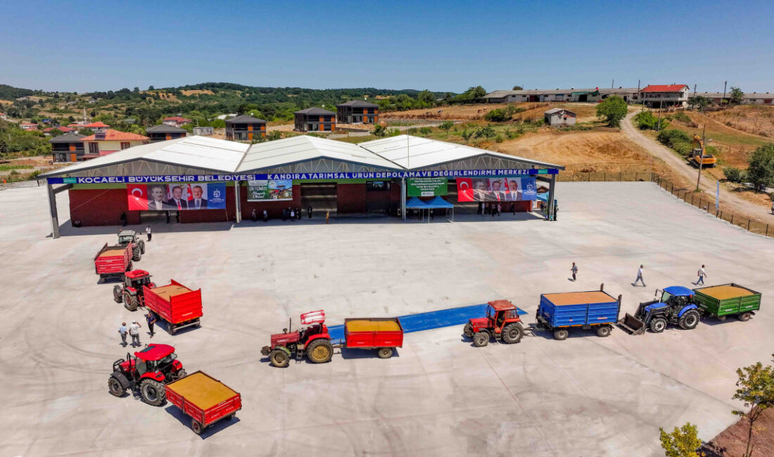 Kocaeli Büyükşehir Belediyesi’nin ilçeye kazandırdığı “Çok Amaçlı Tarımsal Ürün Alım