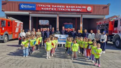 Kocaeli Büyükşehir Belediyesi İtfaiye Dairesi Başkanlığı, İtfaiye Haftası kapsamında minik