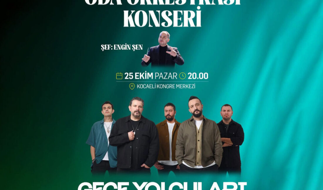 Türk pop-rock müziğinin sevilen grubu “Gece Yolcuları”, Kocaeli’de müzikseverlere özel