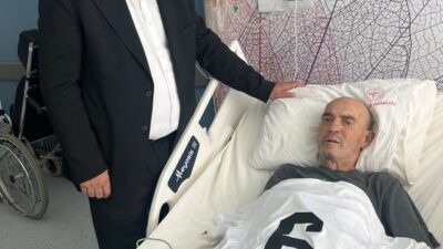 Kocaelispor Kulübü Başkanı Recep Durul, geçirdiği rahatsızlık nedeniyle ayağı kesilen