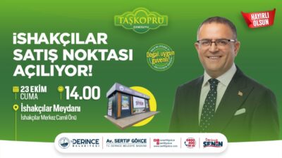 DERTAŞ Tesisleri’nde hazırlanan süt ve süt ürünlerinin satışa sunulduğu Taşköprü