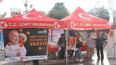 İzmit Belediyesi, 2-8 Kasım Lösemili Çocuklar Haftası kapsamında LÖSEV ile