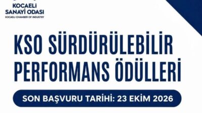 Kocaeli Sanayi Odası’nın (KSO) bu yıl 19’uncusunu düzenlediği Sürdürülebilir Performans