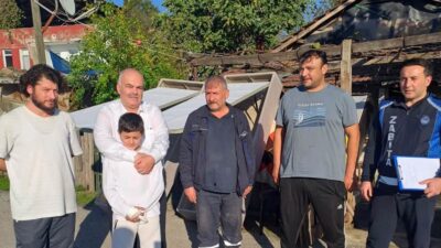 Kartepe Belediyesi, sel nedeniyle evleri zarar gören vatandaşlara yönelik ziyaretlerini