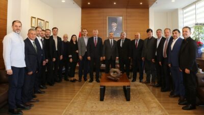 AK Parti Kocaeli İl Başkanı Şahin Talus ve beraberindeki İl