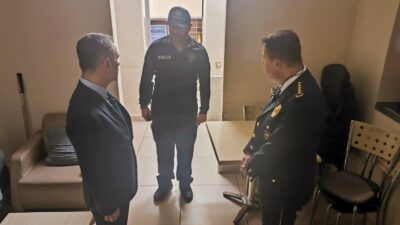 Kocaeli Valisi İlhami Aktaş, Cengiz Topel Havalimanı Polis Noktası’nı ziyaret