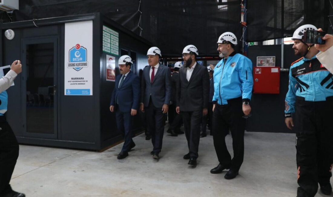 Beşir Arama Kurtarma Derneği tarafından Kocaeli'de kurulan Marmara Afet Koordinasyon