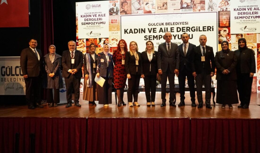 Gölcük Belediyesi’nin ev sahipliğinde düzenlenen Kadın ve Aile Dergileri Sempozyumu,