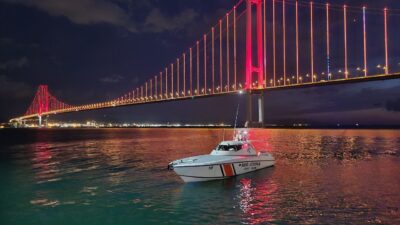 Cumhuriyetimizin 103. yılı coşkusu Kocaeli’de denizden de selamlanıyor! 29 Ekim